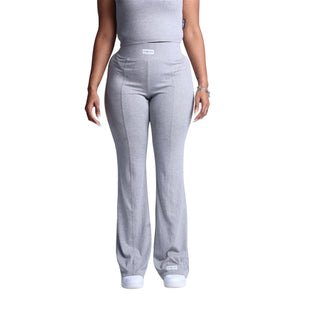 Curves Flared Pants (Grey)